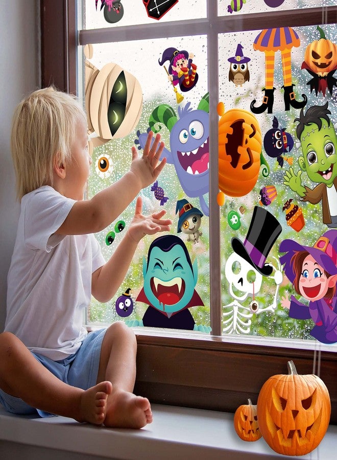 BAYLAY Halloween Window Clings - 10 Sheets Halloween Window Decorations Double Sided Hallowee n Window Stickers - Image 4